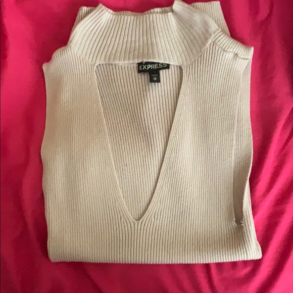 Express pale pink choker top. Excellent Condition! - Picture 6 of 6